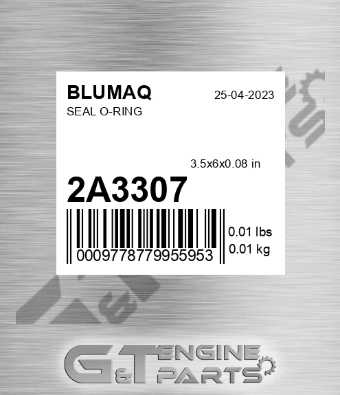 2A-3307 BLUMAQ Seal O-ring