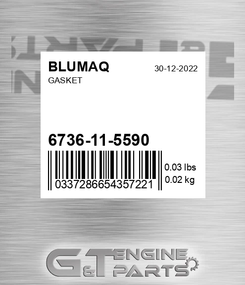 6736-11-5590 Gasket for BLUMAQ