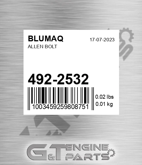 492-2532 Allen Bolt for BLUMAQ