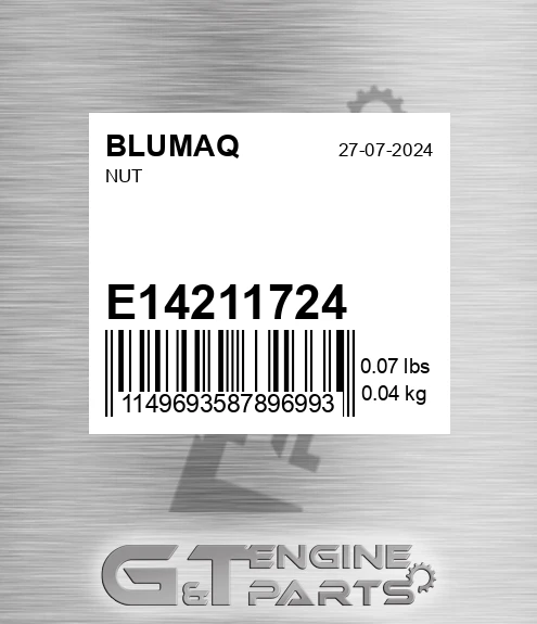 E14211724 BLUMAQ Nut
