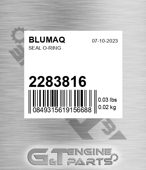 2283816 Seal O-ring for BLUMAQ