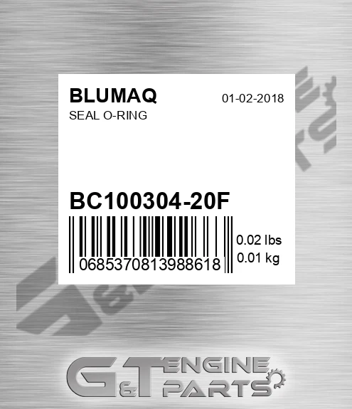 BC100304-20F Seal O-ring for BLUMAQ
