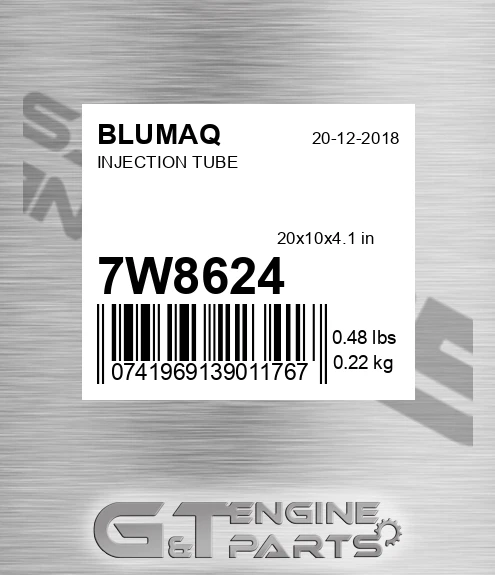 7W-8624 Injection Tube for BLUMAQ