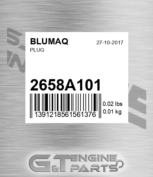 2658A101 Plug for BLUMAQ