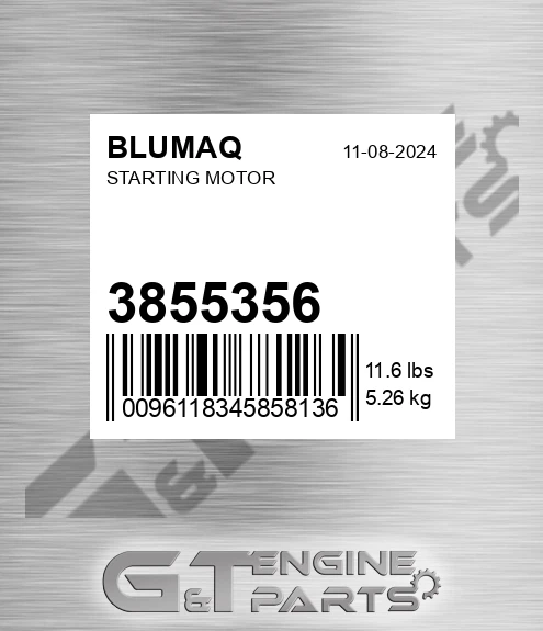 385-5356 BLUMAQ Starting Motor