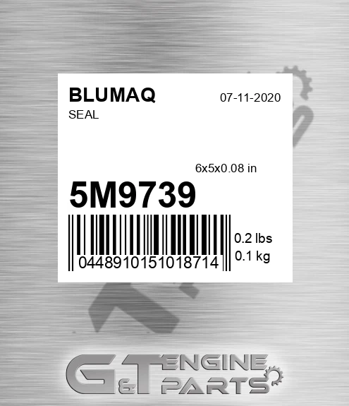 5M-9739 Seal for BLUMAQ