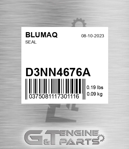 D3NN4676A BLUMAQ Seal