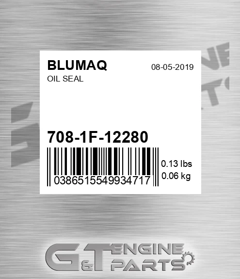708-1F-12280 Oil Seal for BLUMAQ