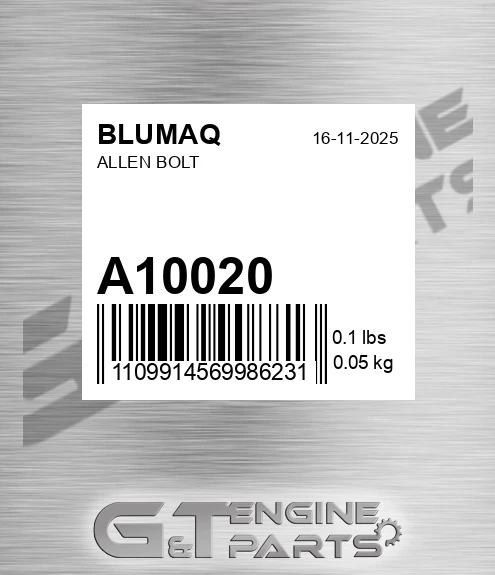 A10020 BLUMAQ Allen Bolt