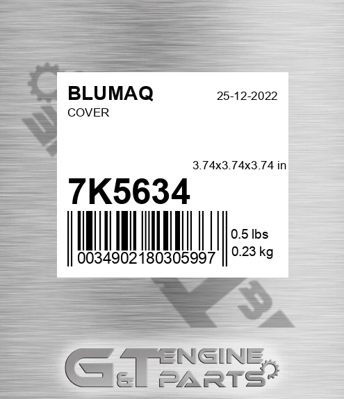 7K-5634 Cover for BLUMAQ