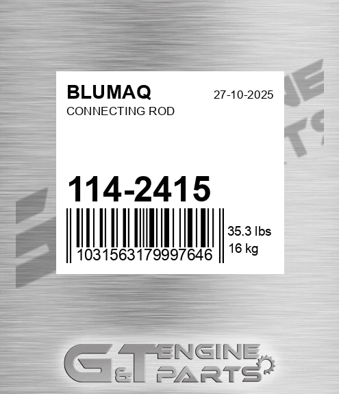 114-2415 Connecting Rod for BLUMAQ