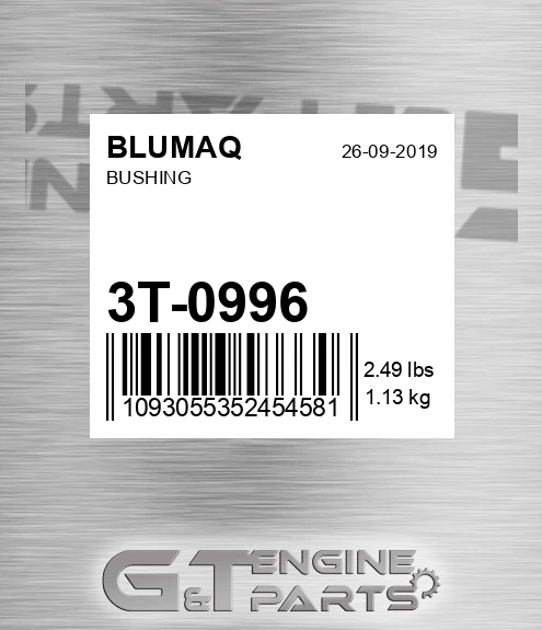 3T-0996 Bushing for BLUMAQ