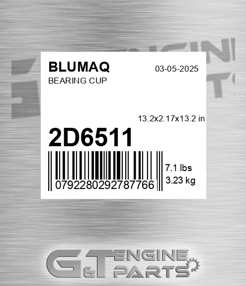 2D-6511 Bearing Cup for BLUMAQ