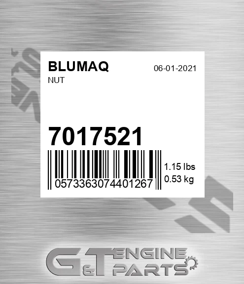 7017521 Nut for BLUMAQ
