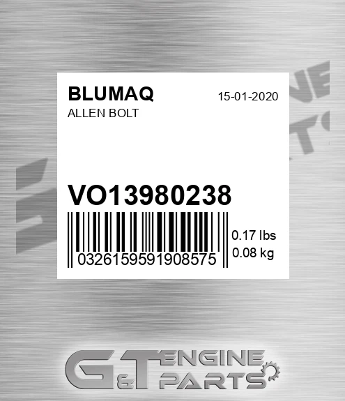 VO13980238 Allen Bolt for BLUMAQ