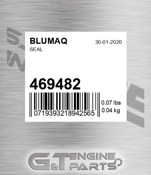 469482 Seal for BLUMAQ