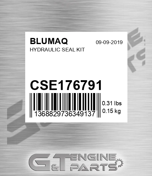 CSE176791 Hydraulic Seal Kit