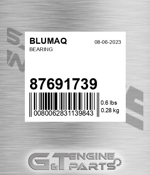 87691739 Bearing