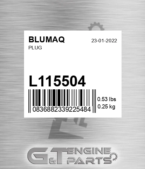 L115504 BLUMAQ Plug