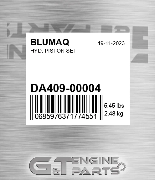 DA409-00004 Hyd. Piston Set for BLUMAQ