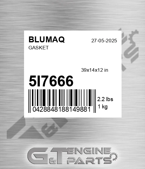 5I-7666 Gasket for BLUMAQ