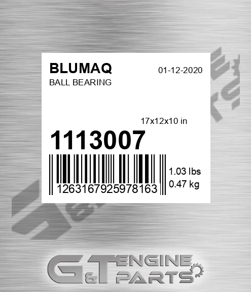 1113007 Ball Bearing for BLUMAQ