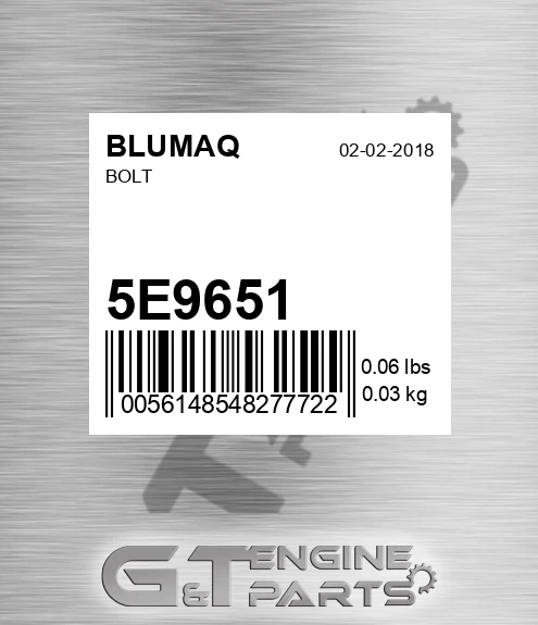 5E-9651 Bolt