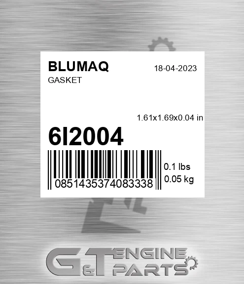 6I-2004 Gasket for BLUMAQ