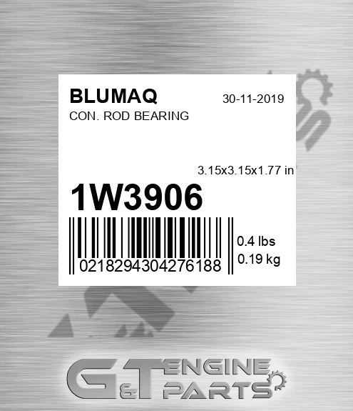 1W-3906 Con. Rod Bearing for BLUMAQ