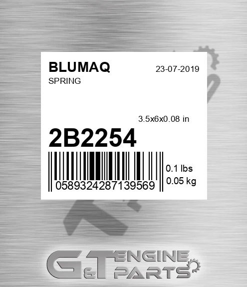 2B-2254 Spring