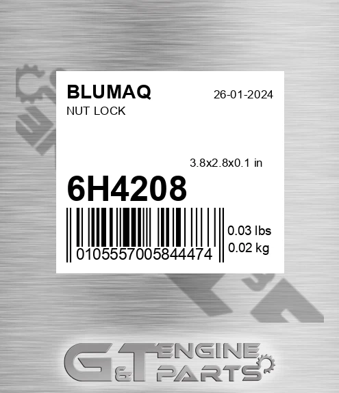 6H-4208 Nut Lock for BLUMAQ