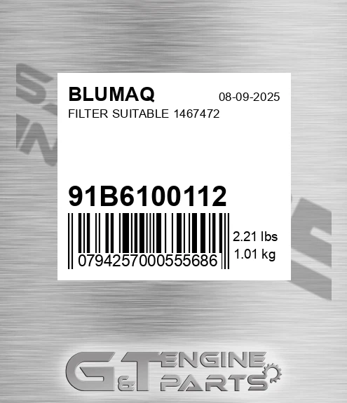 91B6100112 Filter Suitable 1467472 for BLUMAQ
