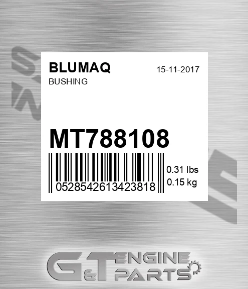 MT788108 Bushing for BLUMAQ