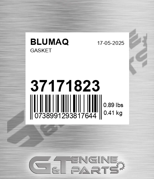 37171823 Gasket for BLUMAQ
