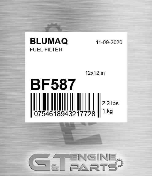 BF587 Fuel Filter