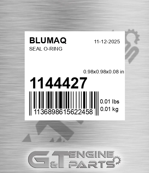 114-4427 Seal O-ring for BLUMAQ