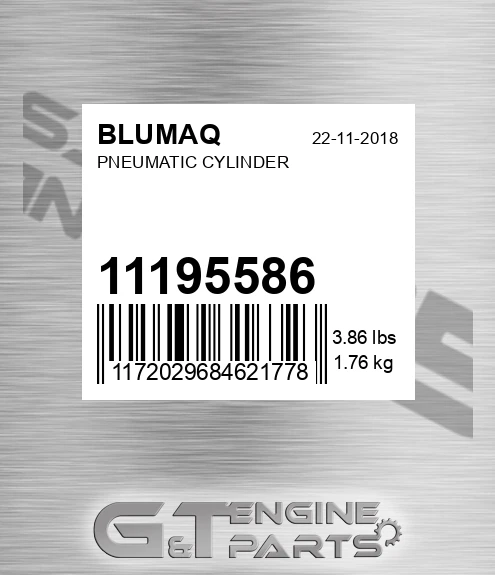 11195586 Pneumatic Cylinder for BLUMAQ