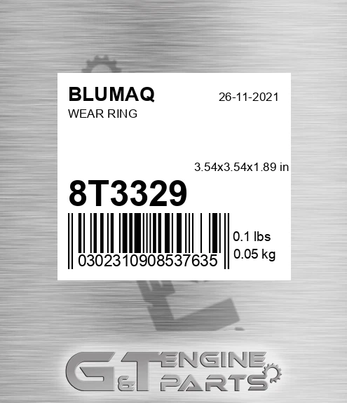 8T-3329 Wear Ring for BLUMAQ