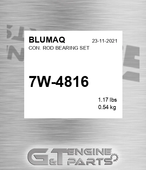 7W-4816 Con. Rod Bearing Set for BLUMAQ