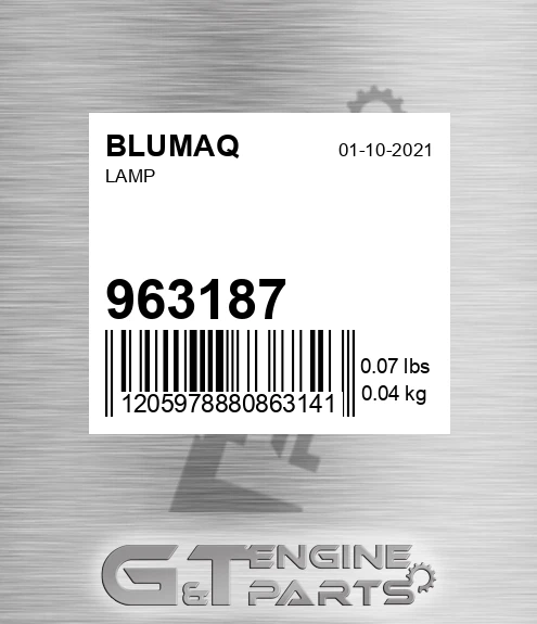 963187 Lamp for BLUMAQ