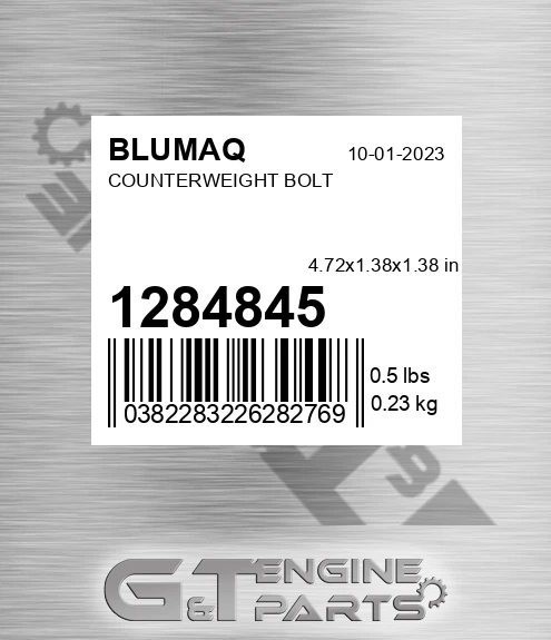 128-4845 Counterweight Bolt for BLUMAQ
