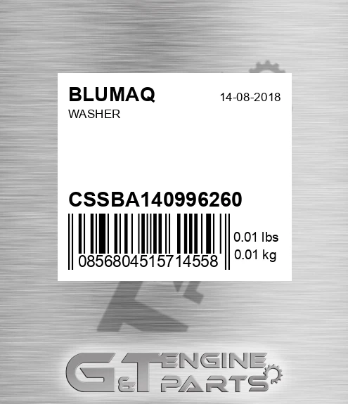 CSSBA140996260 Washer