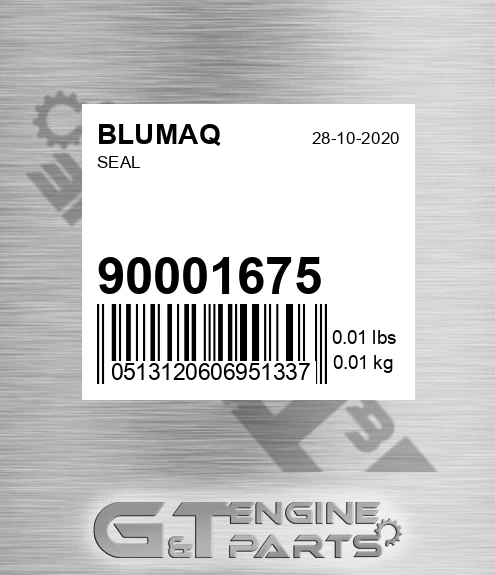 900.01675 Seal for BLUMAQ