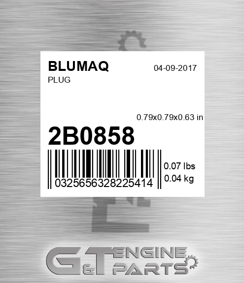 2B-0858 Plug