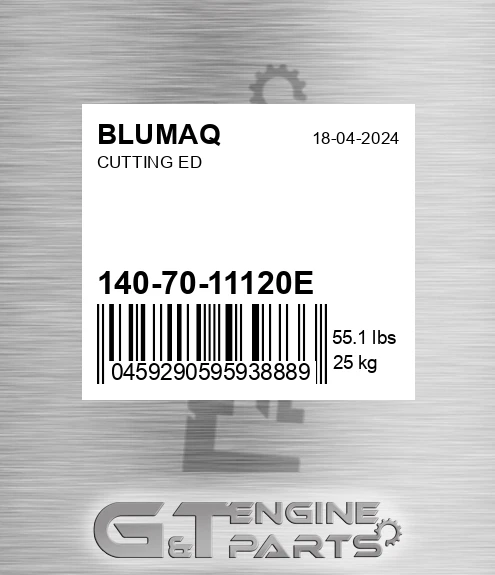 140-70-11120E Cutting Ed for BLUMAQ
