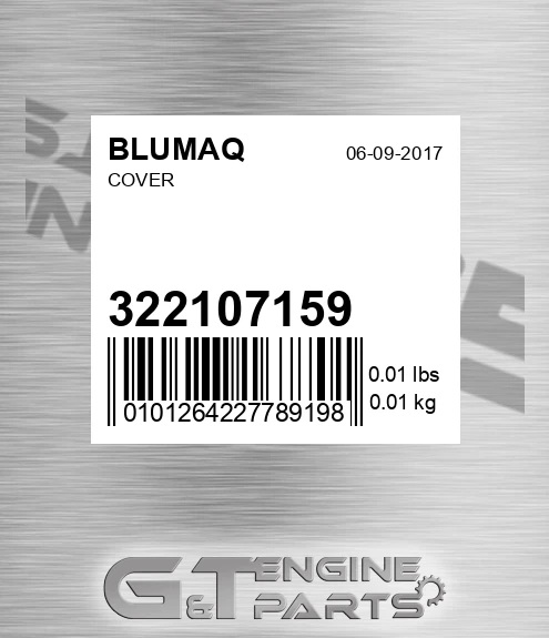 322107159 Cover for BLUMAQ
