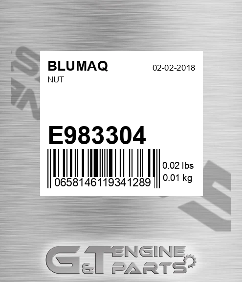 E983304 Nut
