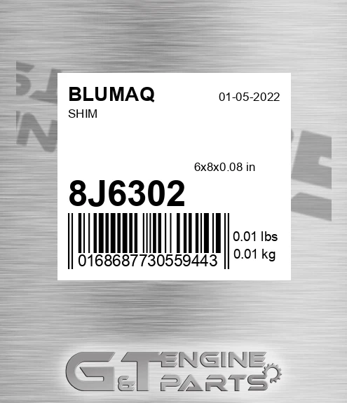 8J-6302 Shim for BLUMAQ
