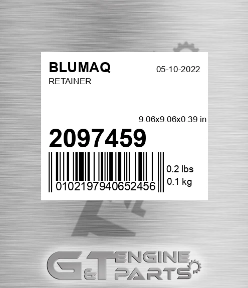 209-7459 Retainer for BLUMAQ