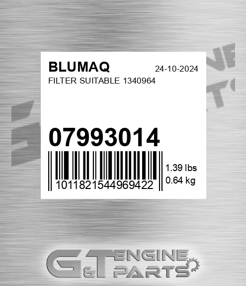 07993014 Filter Suitable 1340964